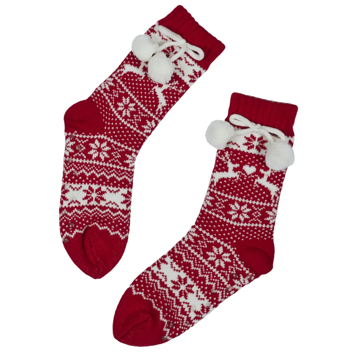 CHAUSSETTES POMPONS ADULTE