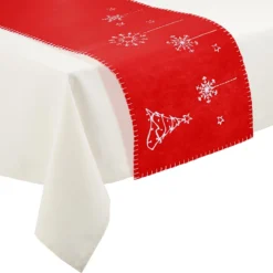 CHEMIN DE TABLE FEUTRINE ROUGE 30X120CM