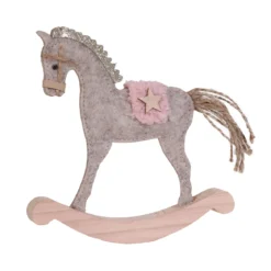 CHEVAL BASCULE DECORATIF 15X16CM