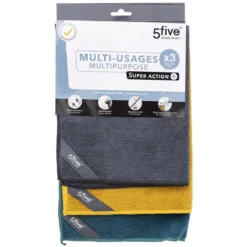 CHIFFON MULTI USAGE MICROFIBRE 320GSM X3 PIECES