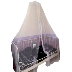 CIEL DE LIT MOUSTIQUAIRE 1 PERSONNE DIAM 40CM HAUTEUR 2,30M