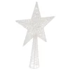 CIMIER ETOILE PAILLETTE H.38CM BLANC