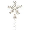 CIMIER METAL FLOCON CHAMPAGNE H.31CM