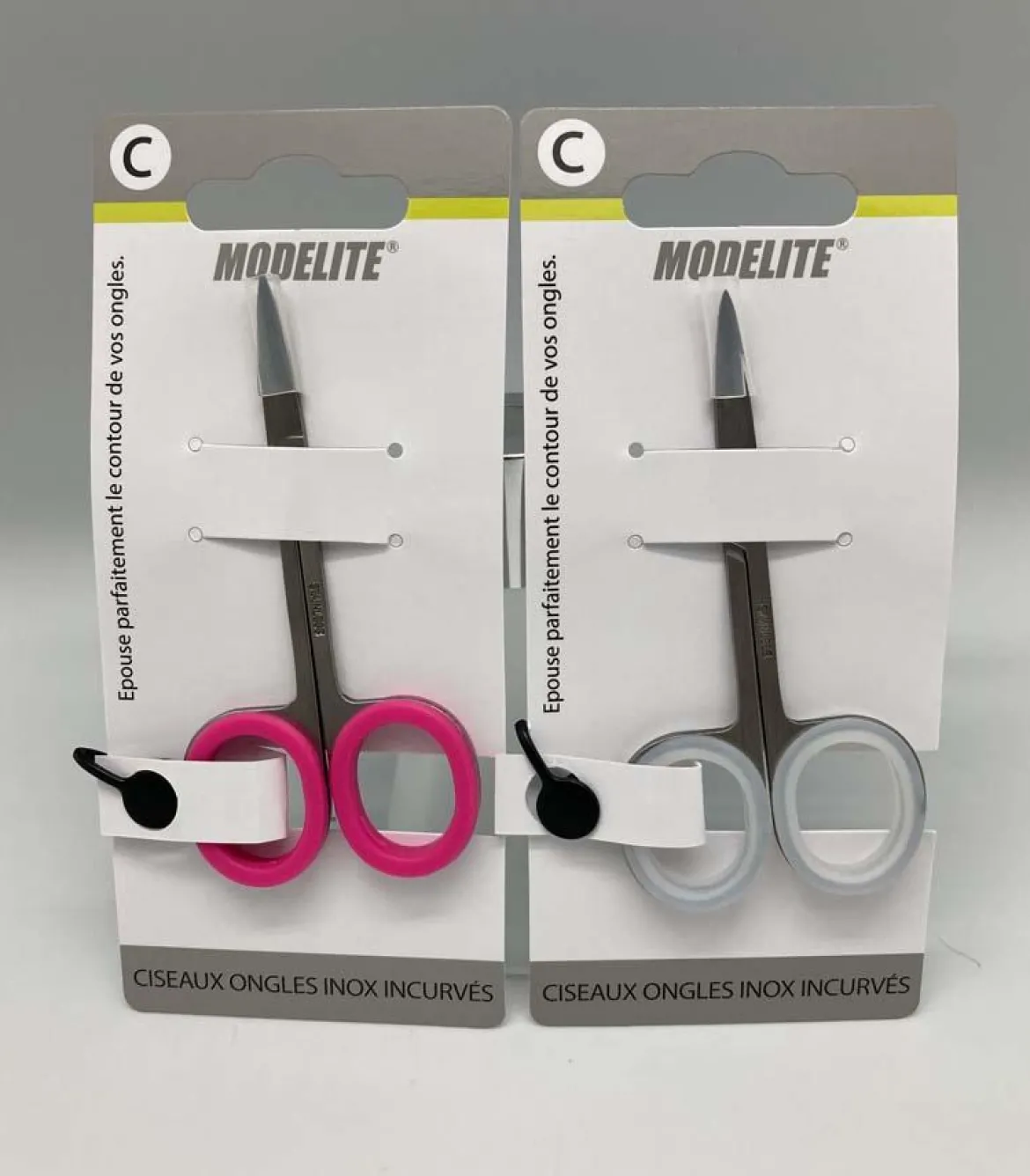 CISEAUX ONGLES INOX INCURVES