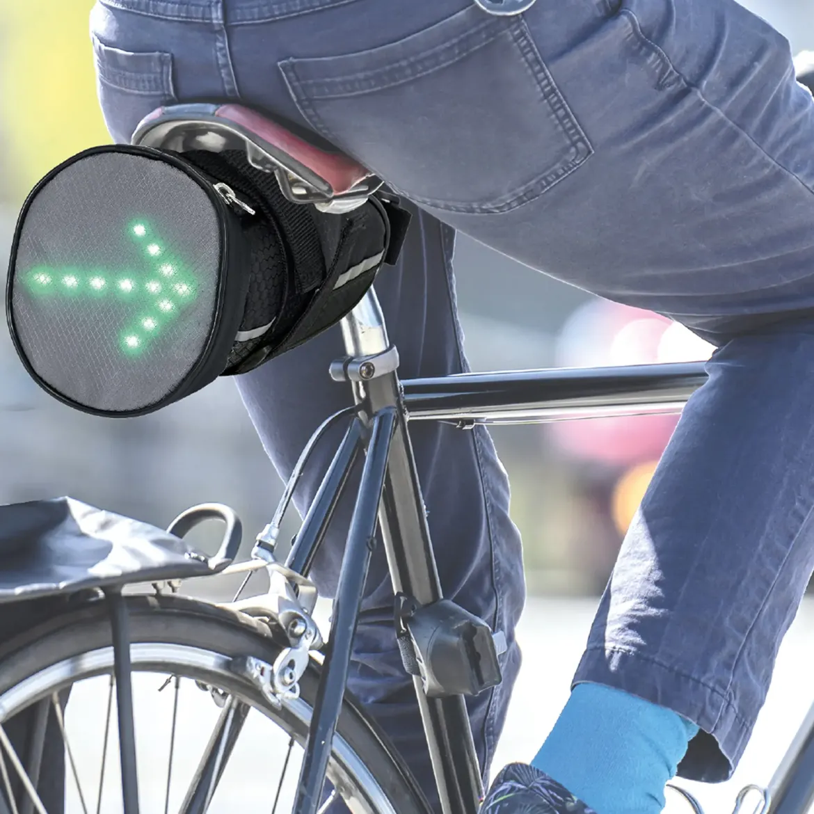 CLIGNOTANT LED VELO SANS FIL TELECOMMANDE