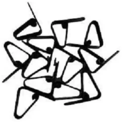 12 CLIPS NOIRS DESSINS