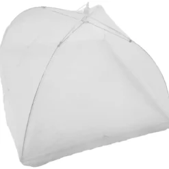 CLOCHE A NOURRITURE MOUSTIQUAIRE 50X50X30CM BLANC