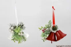 CLOCHE D.17CM METAL ROUGE