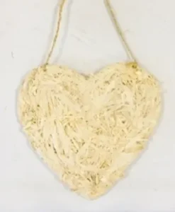 COEUR A SUSPENDRE AVEC FICELLE