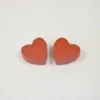 COEUR EN BOIS X20 PIECES ROUGE