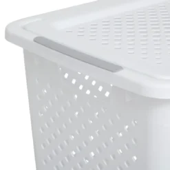 COFFRE A LINGE 55L BLANC
