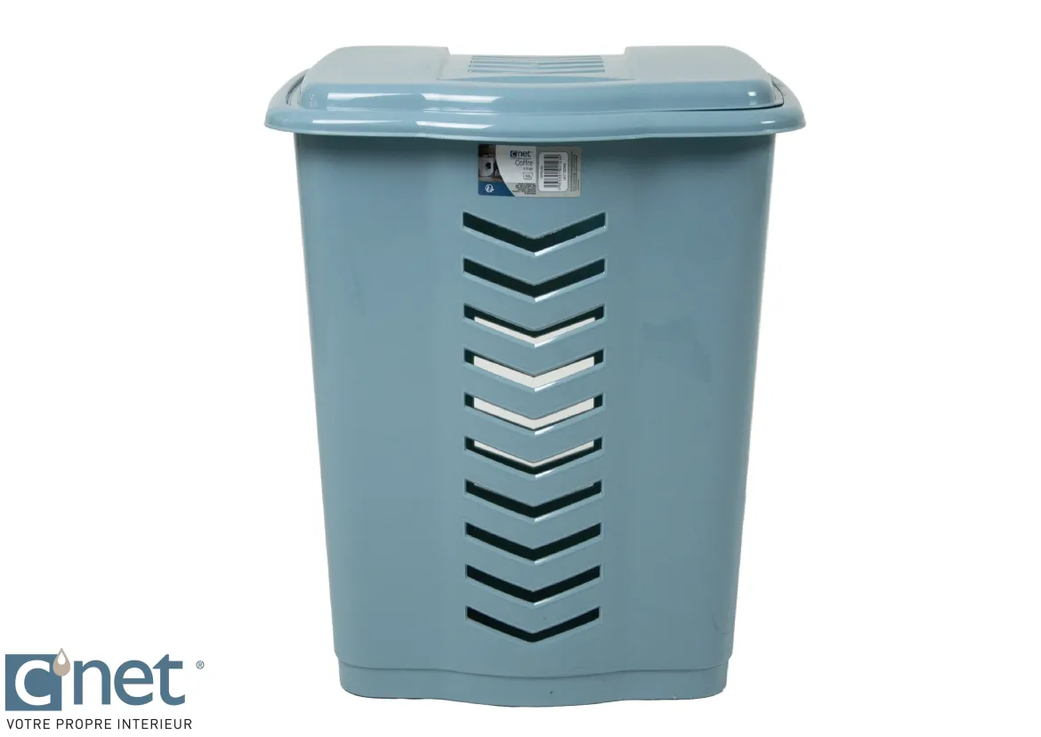 COFFRE A LINGE 50L BLEU