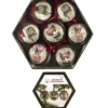 COFFRET 7 BOULES ANIMAUX D.7.5CM