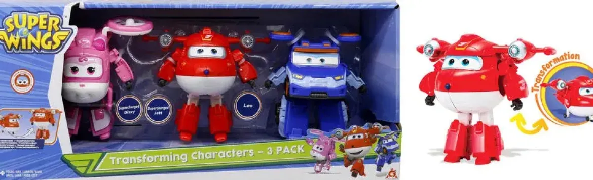 COFFRET 3 FIGURINES TRANSFORMING