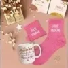 COFFRET MUG CHAUSSETTES PAILLETTES AFFECTIF JOLIE