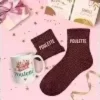 COFFRET MUG CHAUSSETTES PAILLETTES POULETTE