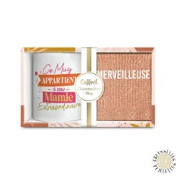 COFFRET MUG CHAUSSETTES PAILLETTES AFFECTIF MERVEILLEUSE