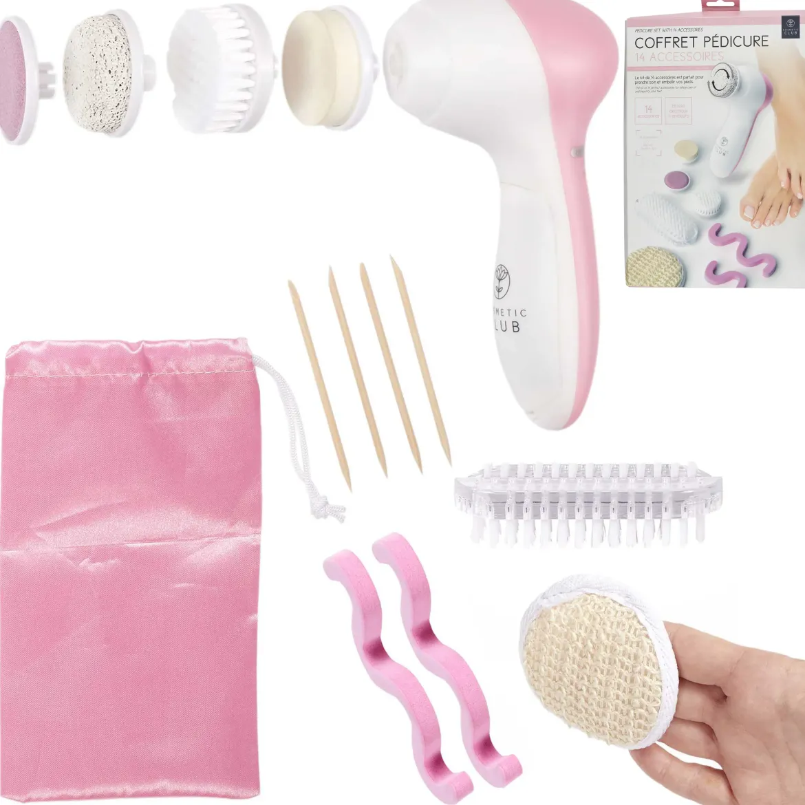 COFFRET PEDICURE 14 ACCESSOIRES