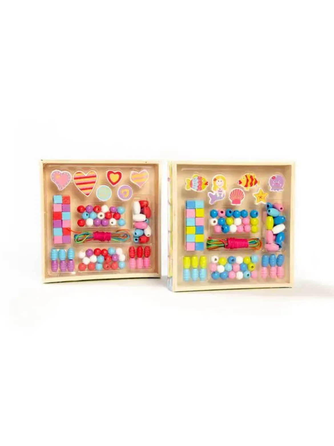COFFRET PERLES EN BOIS