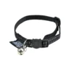 COLLIER ANTI ETRANGLEMENT 20 A 28CM REFLECHISSANT NOIR