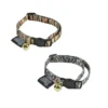 COLLIER ANTI ETRANGLEMENT AVEC GRELOT 20 A 28CM SAFARI