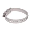 COLLIER AVEC CHARMS STRASS 45X2CM ARGENT