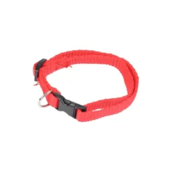 COLLIER REGLABLE 25 A 35CM ROUGE