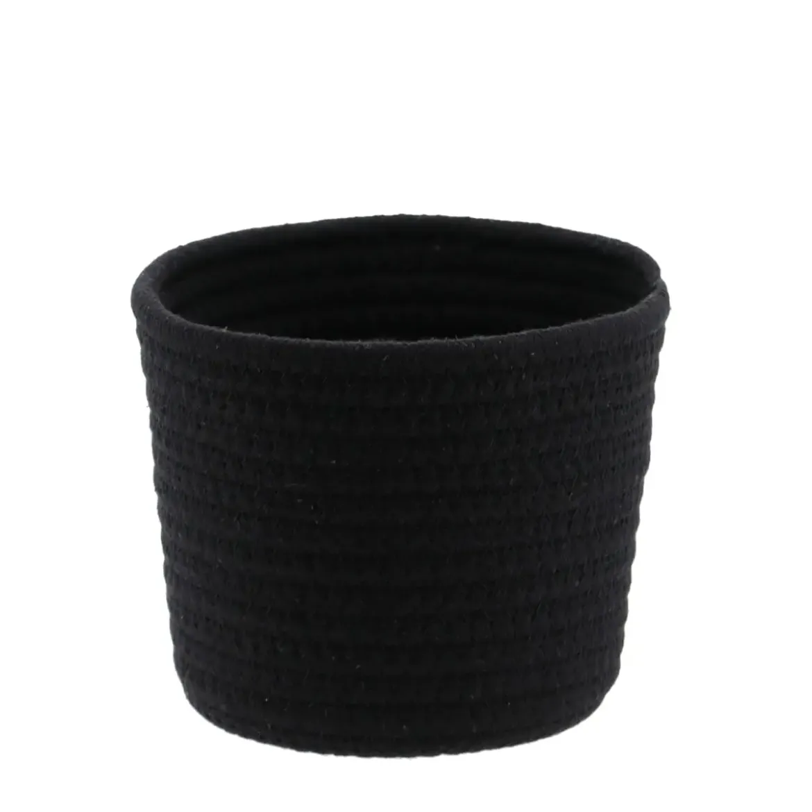 CORBEILLE NOIR CHINE D.15X12CM