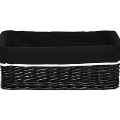 CORBEILLE OSIER NOIR TAILLE L