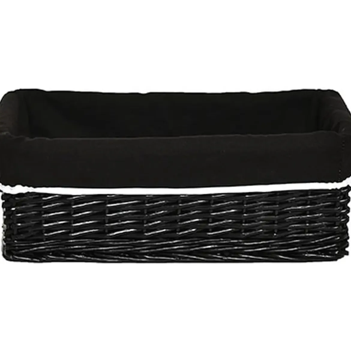 CORBEILLE OSIER NOIR TAILLE L