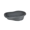 CORBEILLE PLASTIQUE TINO D.60X40X20CM GRIS
