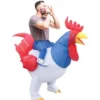 COSTUME GONFLABLE COQ FRANCE TAILLE UNIQUE