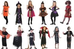COSTUME HALLOWEEN FILLE 12 ASSORTIS