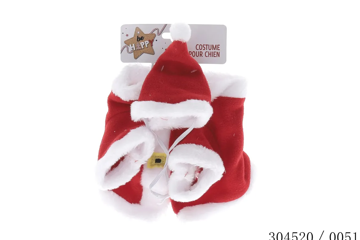COSTUME NOEL CHIEN AVEC CHAPEAU