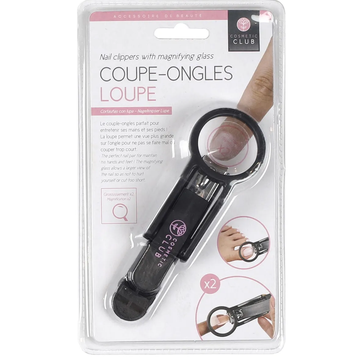 COUPE ONGLES LOUPE