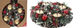 COURONNE D.40CM POMME PIN