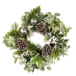 COURONNE DE NOEL GUI 55CM