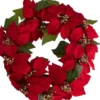 COURONNE NOEL POINSETTIA D.45CM