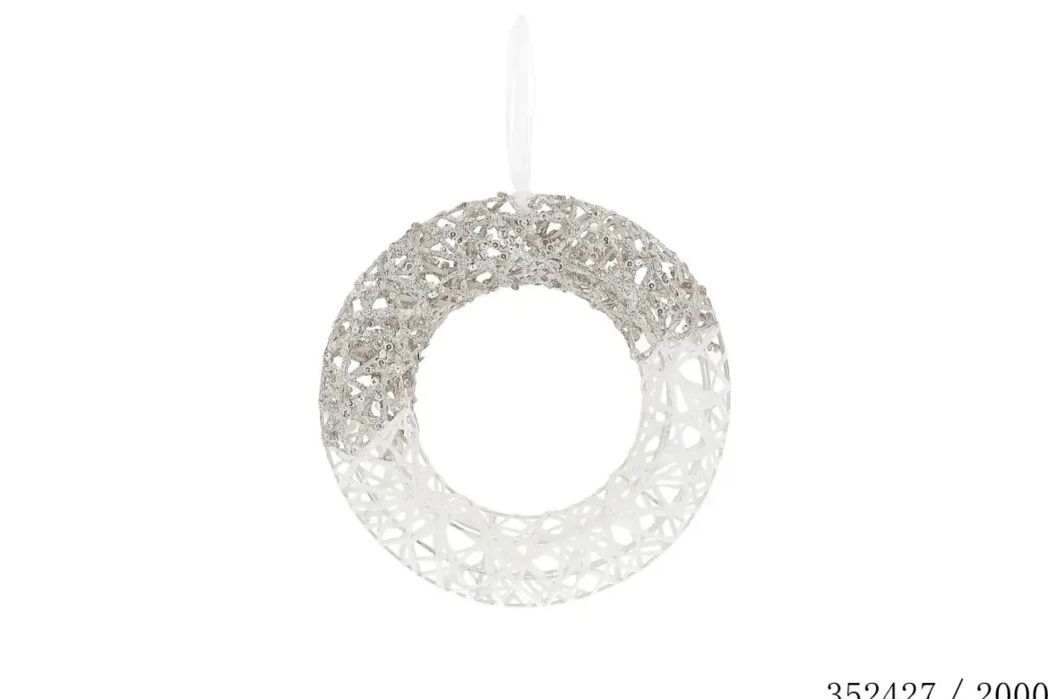 COURONNE OR BLANC 25X5X5CM