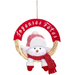 COURONNE PERE NOEL D.36CM