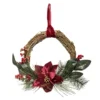 COURONNE POINSETTIA D.38CM