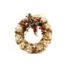 COURONNE ROTIN TRESSE ET RUBAN