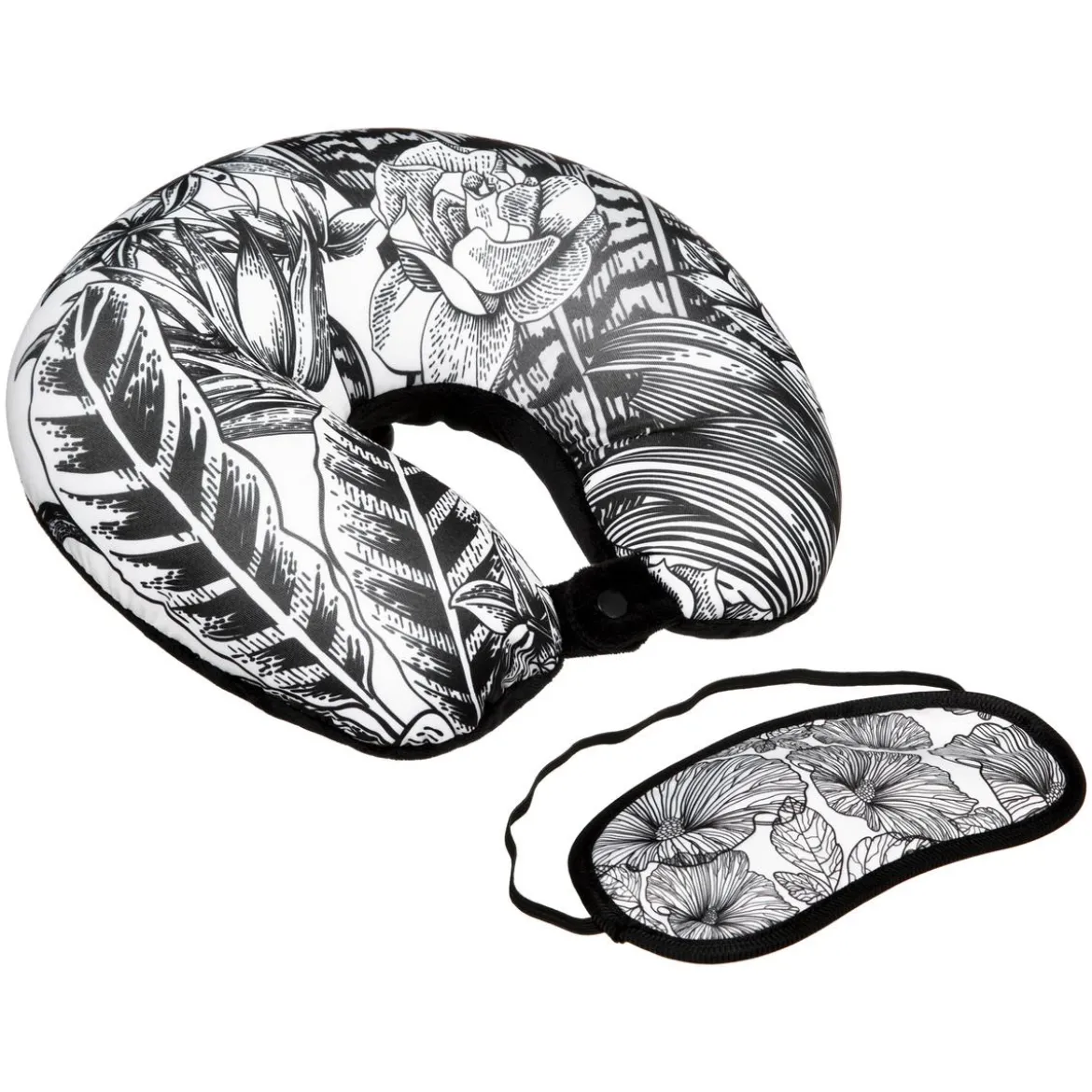 COUSSIN COU ET MASQUE BLACKFLORA