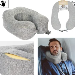 COUSSIN DE VOYAGE MEMOIRE DE FORME ENROULABLE