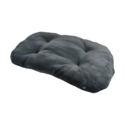 COUSSIN FLOCON NEWTON REVERSIBLE 87X55CM CHARBON