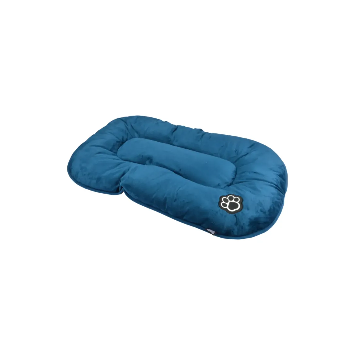 COUSSIN FLOCON REVERSIBLE 61X38CM PATCHY EMERAUDE CHARBON