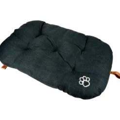 COUSSIN FLOCON REVERSIBLE 117X72X5CM CITY ANTHRACITE