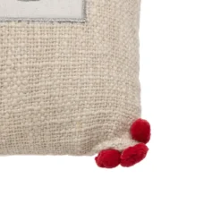 COUSSIN NOEL FLOCON 50X30CM