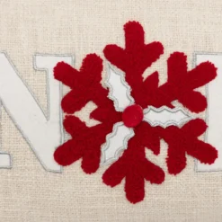 COUSSIN NOEL FLOCON 50X30CM