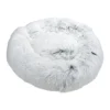 COUSSIN ROND APAISANT 75X24CM FLUFFY BLANC CHINE